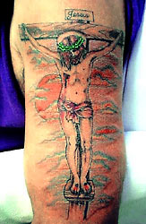 Crucifix Tattoo by Hoss, L.L.C.