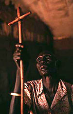 Dinka tribe woman