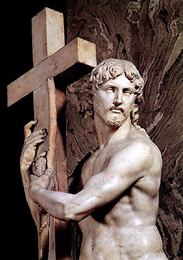 Christ Carrying the Cross (detail) by Michelangelo