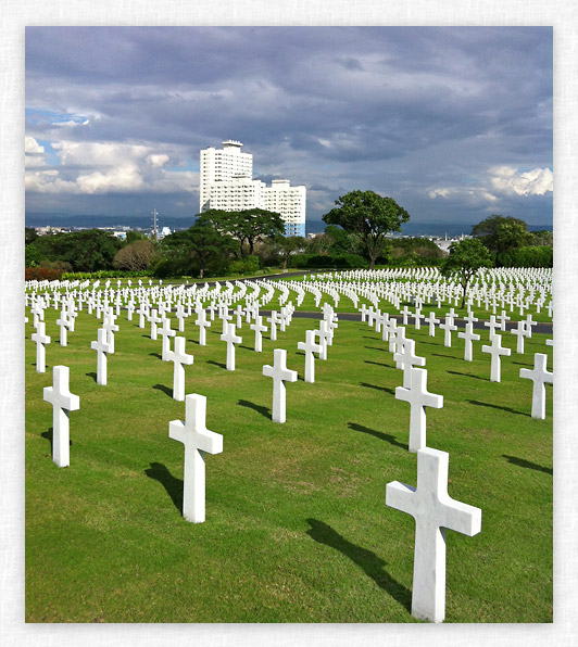 The Manila American Cemetery and Memorial.