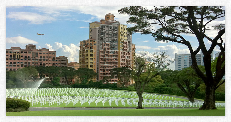 The Manila American Cemetery and Memorial.
