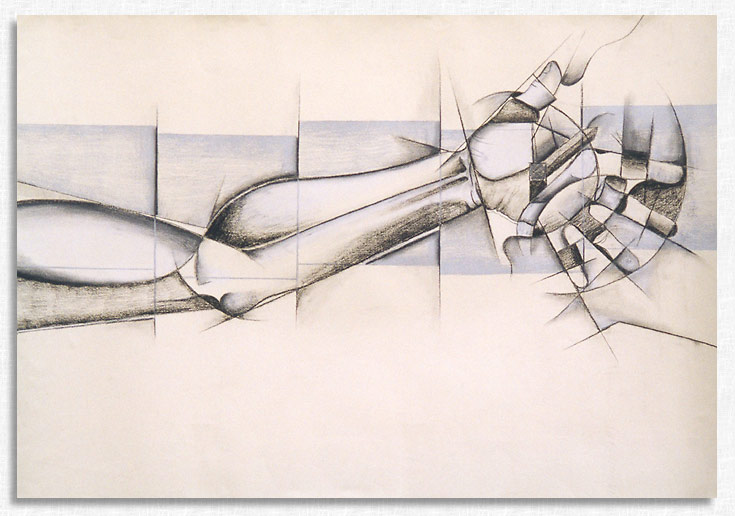 Crucifix drawing by Bryan Cates.