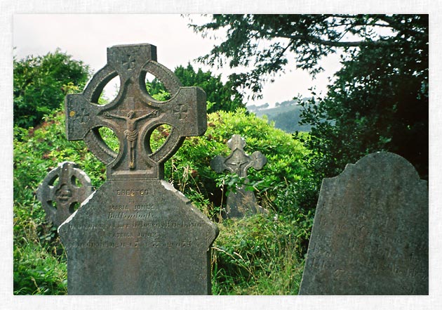 Cemetery, Glendalough - photo by Thomas Wright.
