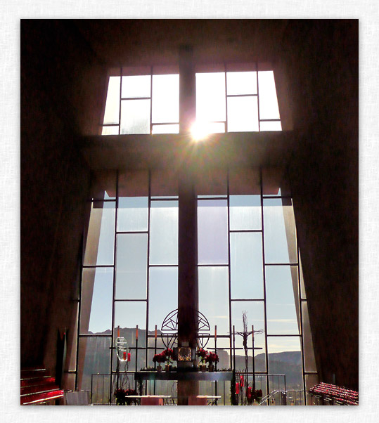 Chapel of the Holy Cross - photo by Eric Shindelbower.