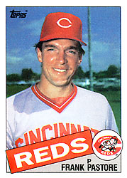 Frank Pastore - 1985 Topps Baseball Card.