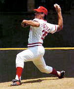 Cincinnati Reds pitcher Frank Pastore.
