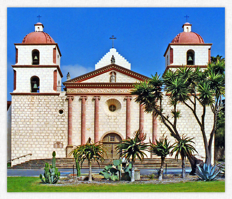 Mission Santa Barbara photo by George Fikus.