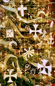 Cross symbols on The Chrismon Tree