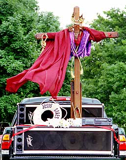 Cross and Truck - March for Jesus 2002