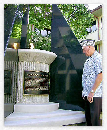 Pearl Harbor Memorial Plaque.