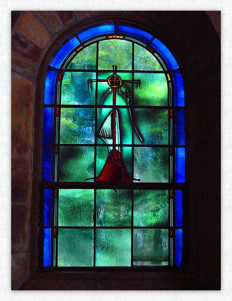 St. Bernard Abbey Cemetery Chapel window.