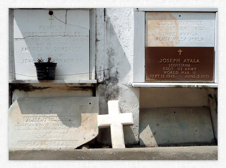 St. Louis Cemetery Cross photo by Eric Shindelbower