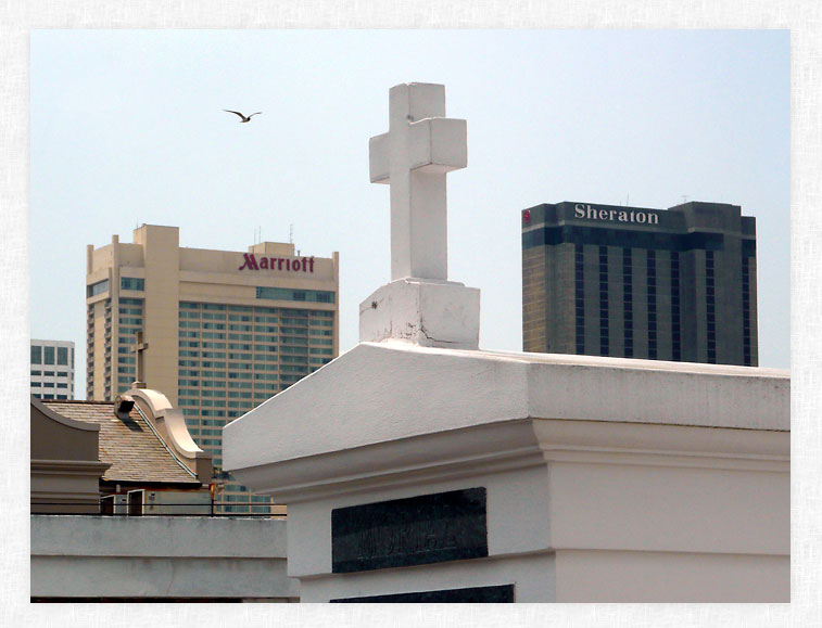 St. Louis Cemetery Cross photo by Eric Shindelbower