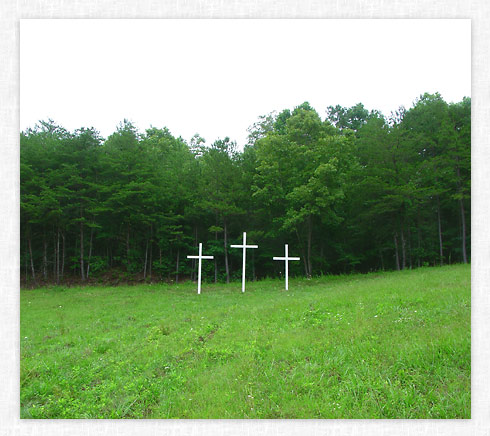 Three Crosses - Union Hill Cemetery.