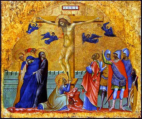The Crucifixion by Paolo Veneziano