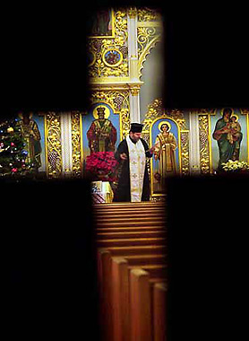 Orthodox celebration of Christmas - photo by Wayne Hansen